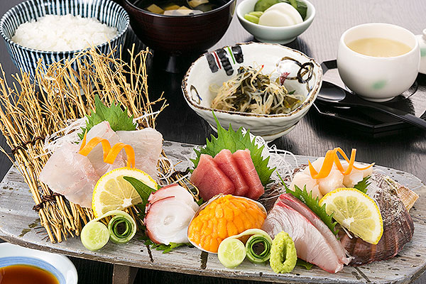 ランチ お刺身